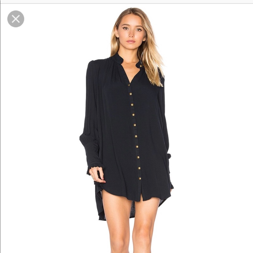 NWT Free People Lieutenant Shirt Dress